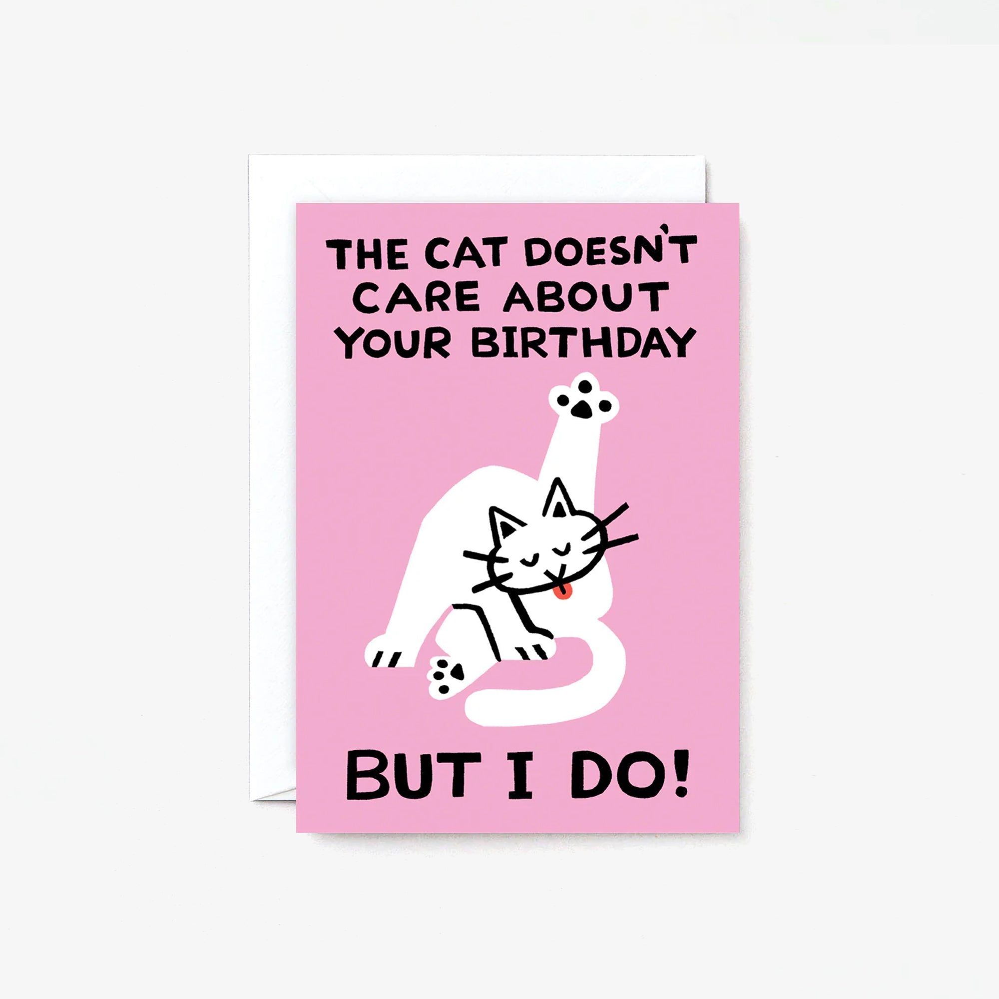 The Cat Doesn't Care Card