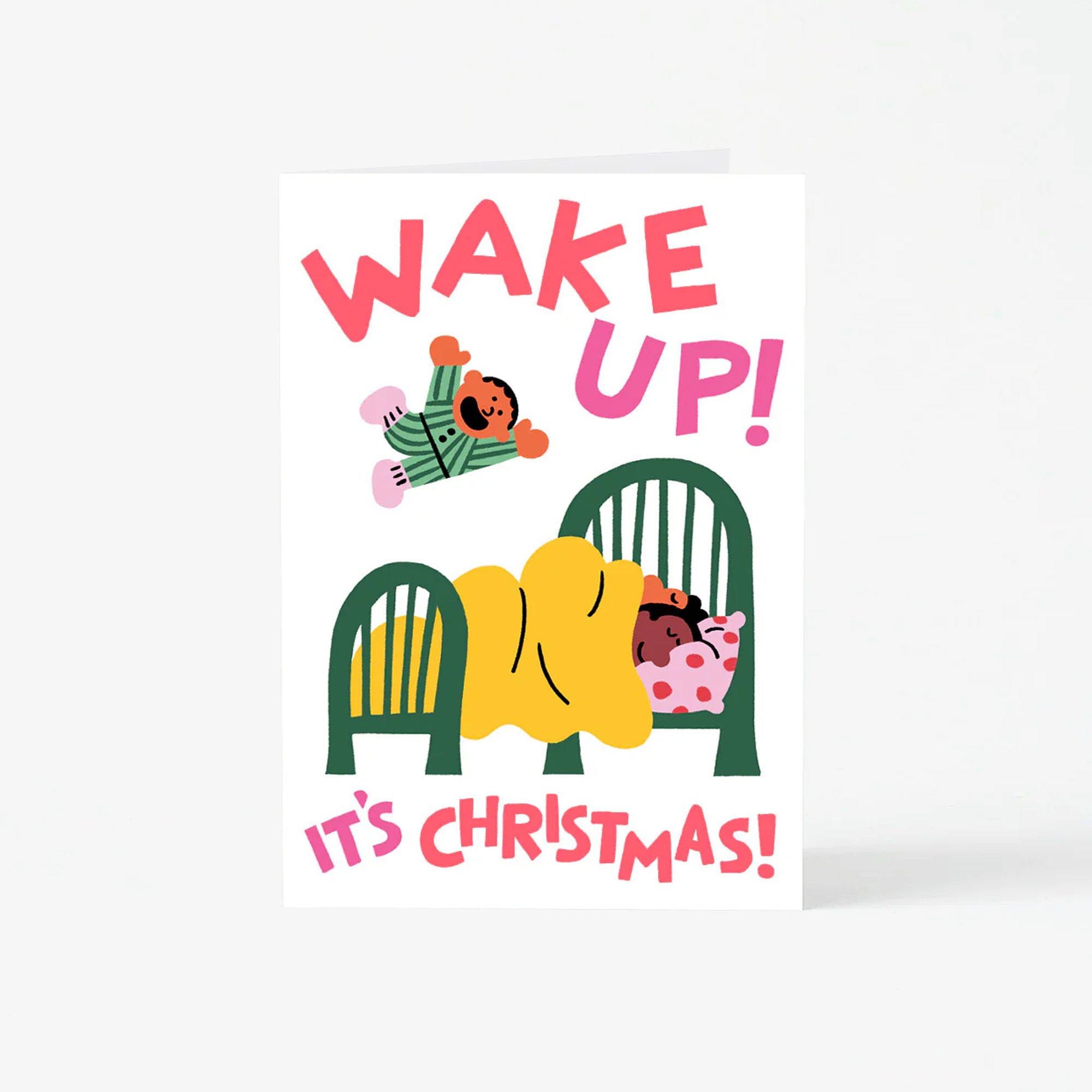 Wake Up It's Christmas Card